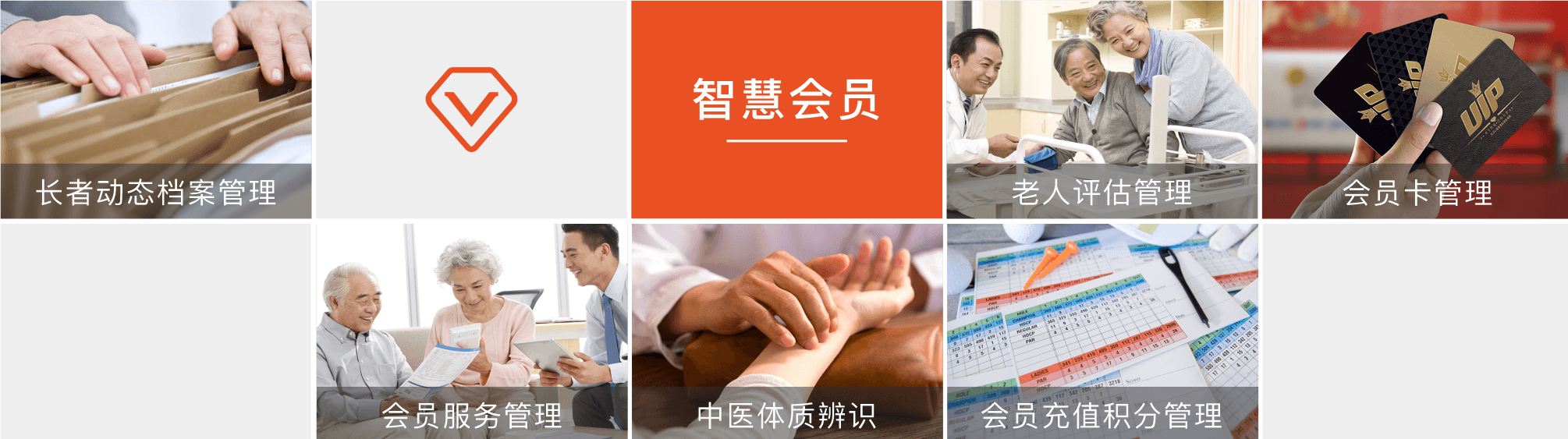 智慧养老平台软件中的智慧会员.png